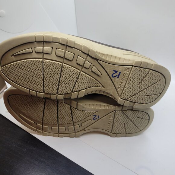 Sperry Womens Leather Upper Boots 7.5M Beige Brown Snow Rain Fleece comfort - Picture 4 of 8